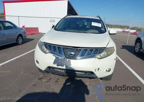 2009 Nissan Murano S z USA, uszkodzony, nr VIN JN8AZ18W09W126270